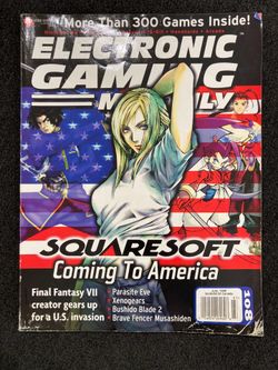 Electronic Gaming Monthly Magazine Parasite Eve (July 1998) Issue 108