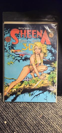 1984 Sheena 3d Comic Book 