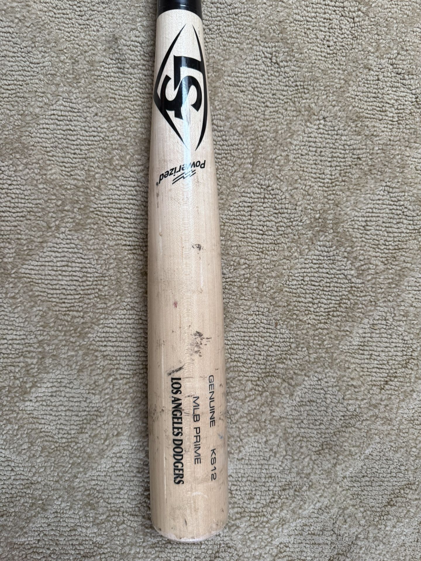 Game-Used Louisville Slugger Maple Bat β LA Dodgers (4/28/2023) β Genuine KS12, 34β