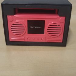 BUMPBOXX Pink Bluetooth Wireless Speaker Microboom W/Charger & Chain