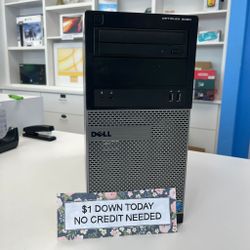 Del Optiplex 3020 Desktop -90 Day Warranty-$1 DOWN-NO Credit Needed