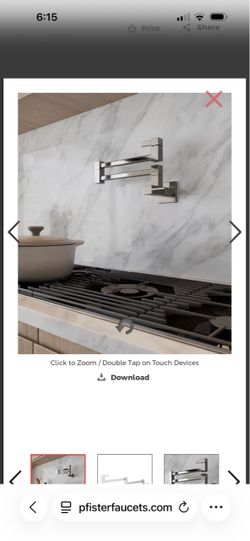 Pfister Pot Filler - Chrome