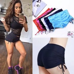 Women Slim Tight short feminino fitness Summer Casual Gym Yoga shorts Elegant Basic Ladies Sports femme fitness Hot