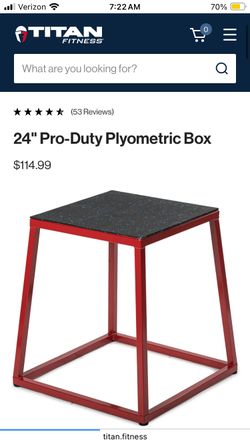 Titan Fitness 24” Plyo Box Step