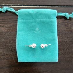 Brilliant  Earth Sterling Silver Ball Stud Earrings
