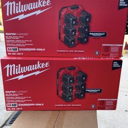 M18 18V PACKOUT 6-Port Daisy Chain Rapid Charger