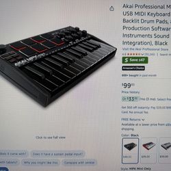 Akai MPK Mini MK3 MIDI Keyboard with Drum Pads