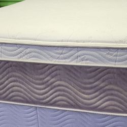 Queen Size Latex Mattress- Box Spring & Bed Frame Optional 