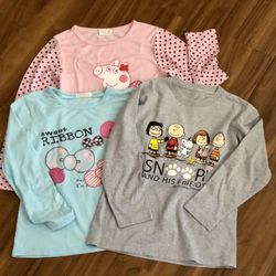 Lot Of 3 Long Sleeve Shirts Girl
