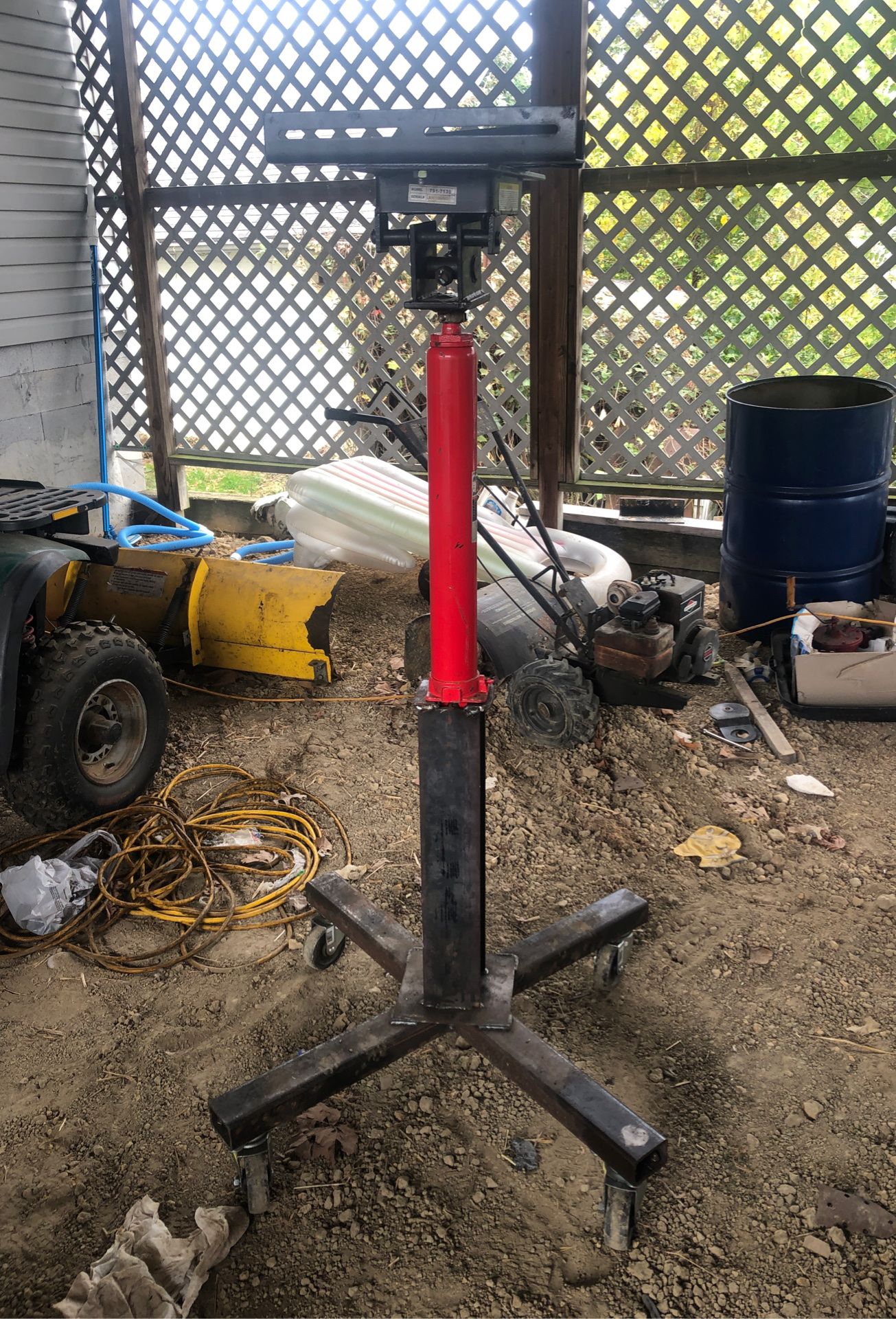 Homemade transmission Jack