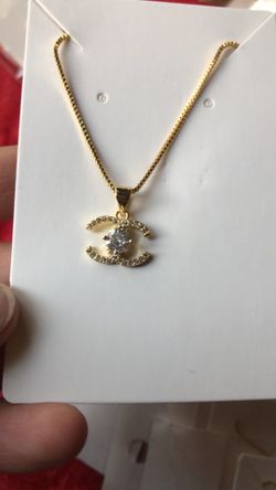 Gold Plated Chain And Pendant 