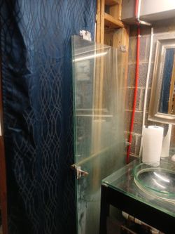 Double Shower Doors And Rails
