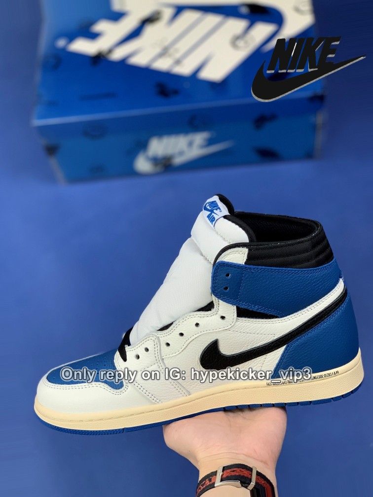 Jordan 1 High OG Fragment Travis Scott shoes streetwear