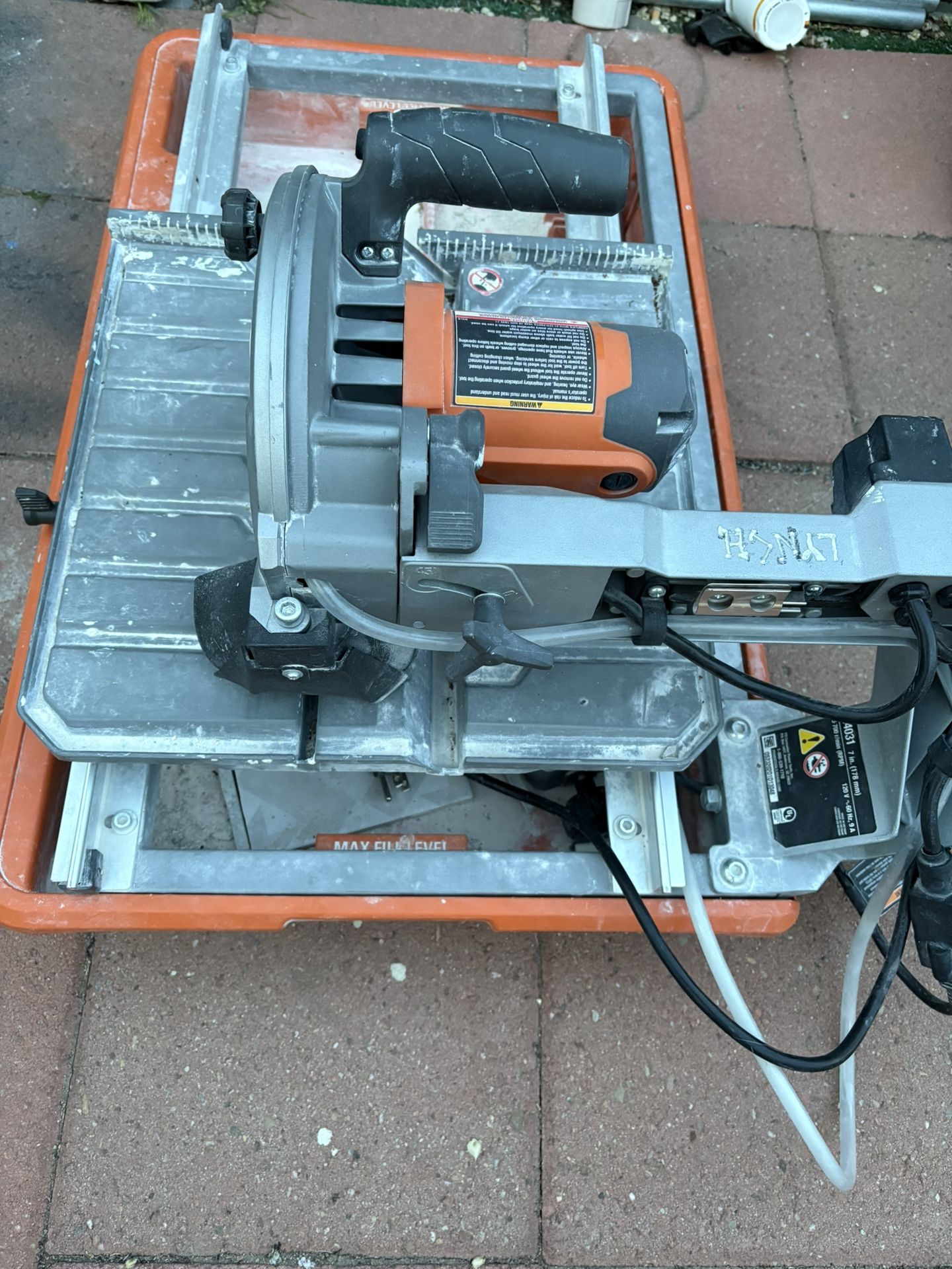 Rigid 7” Wet Tile Saw