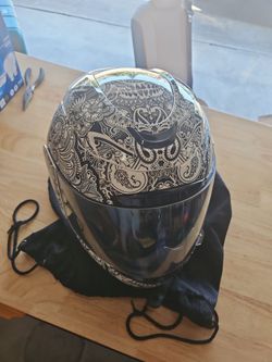 Icon motorcycle helmet
