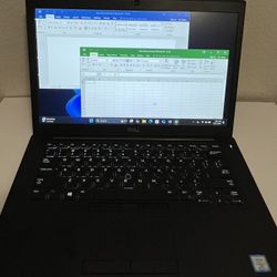 FAST Dell Laptop: i7, 16GB RAM, 256GB SSD. MS Office & Win 11 Pro