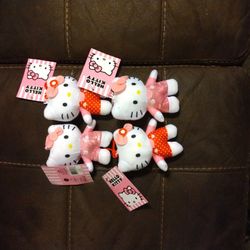 Hello Kitty Clip On Keychain And Money Bag