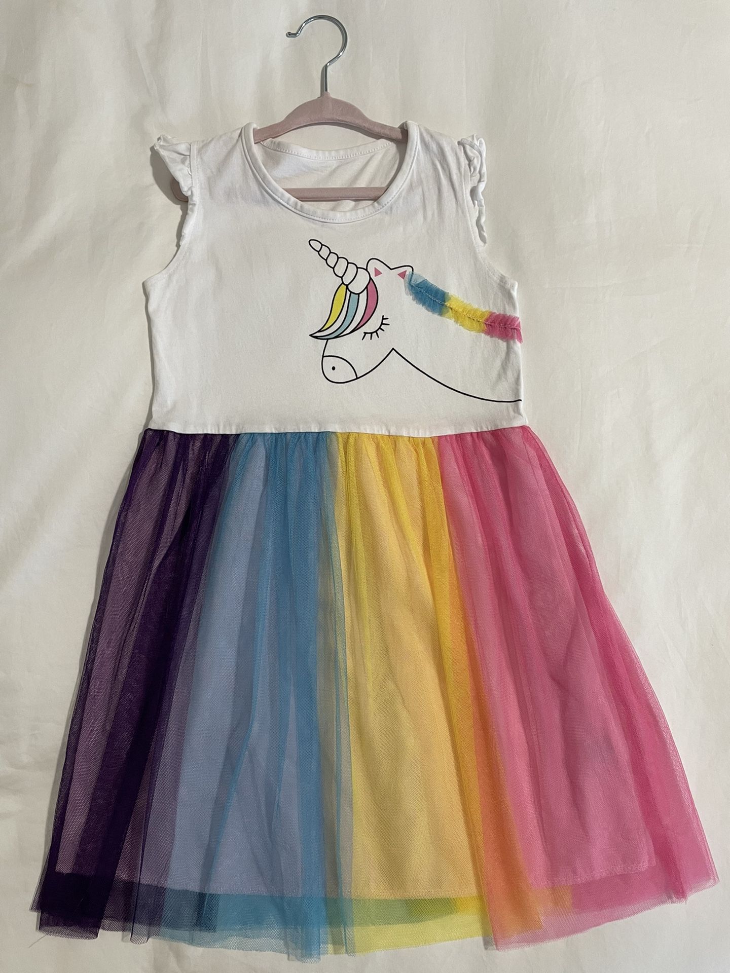 Unicorn Multicolor Rainbow Dress