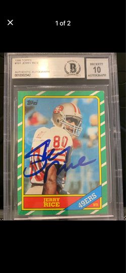 49ers Jerry Rice Football