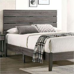 🔹Gray Twin Bed ( Mattrees is not Included)*