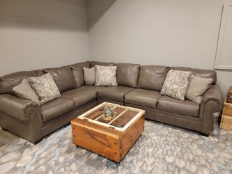 Leather Sectional