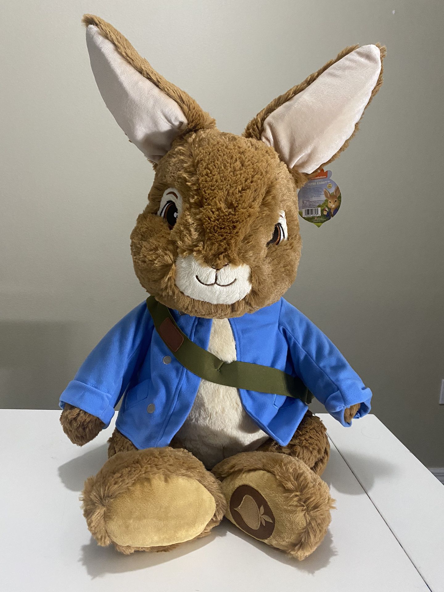 New Authentic Nickelodeon PETER RABBIT Large Plush ( Easter Bunny Gift 