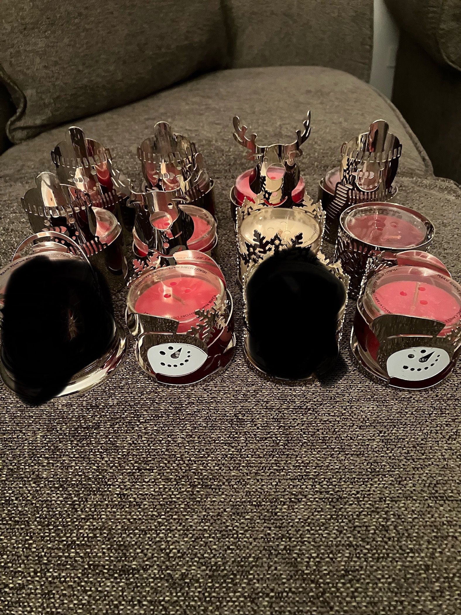 10 New Candle holders & Candles 