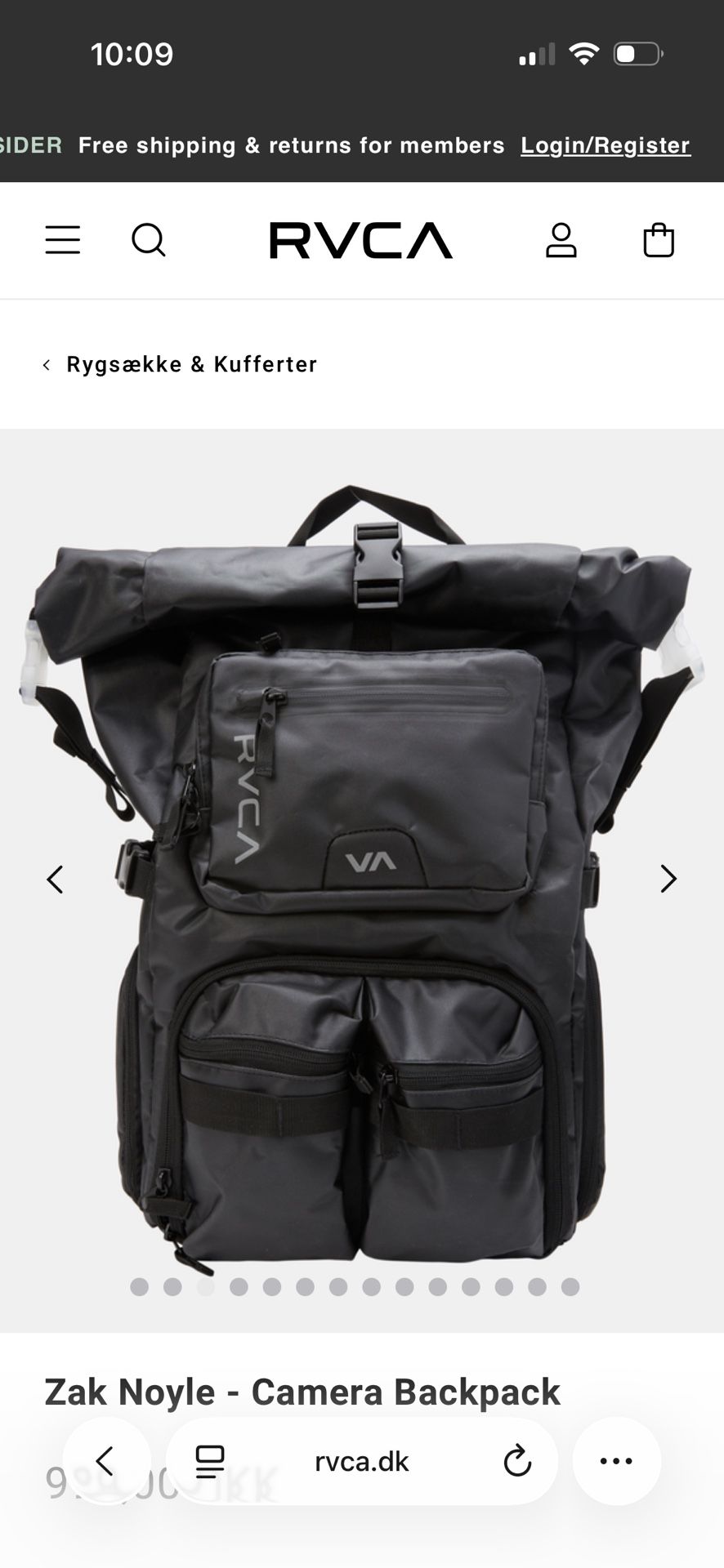 RVCA Backpack - Zak Noyle Camera Backpack
