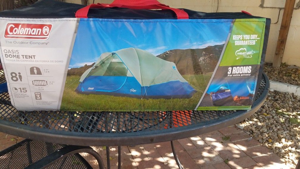 Coleman 8 person Oasis tent