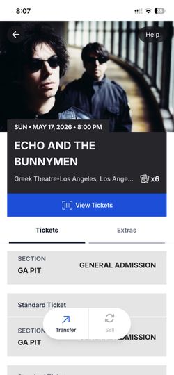 Echo & The Bunnymen Sun May 17