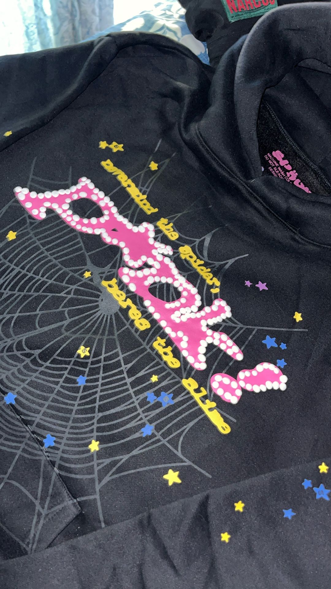 SP5DER PINK V2 HOODIE SZ XL LMK ASAP