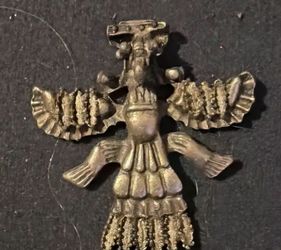 Brass Eagle Figure Pendant