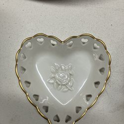 Small Lenox Heart Shaped Dish