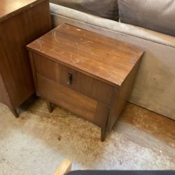 Vintage Console W Night Stand 