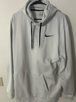 Nike Hoodie Sweatshirt Therma-Fit Men's 2XLT 2XL TALL White