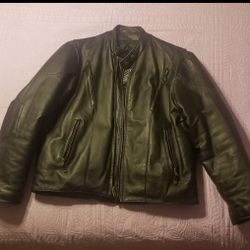 Leather Motorcycle Jacket - Men's 