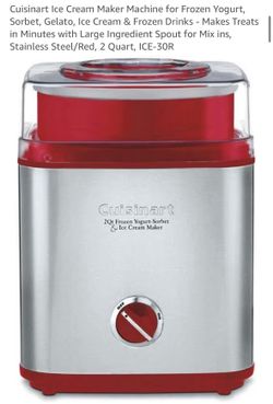 Unopened Cuisinart 2 Quart Ice Cream Maker Only $50