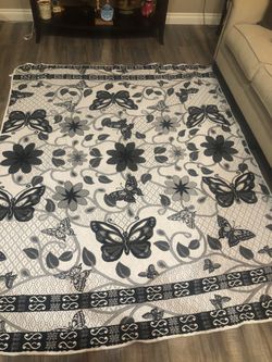 Mexican quilt blanket