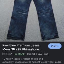 Blue jeans, 34 waist 32 length