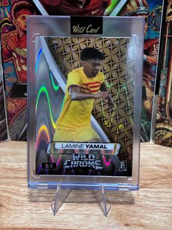 Lamine Yamal Wild Card Wild Chrome Rookie 5/5