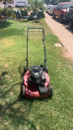 Toro lawn mower, self propel, no basket