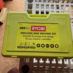 RYOBI 300pcs. Drilling And Driving Kit