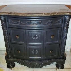 Marble Nightstand/Dresser 