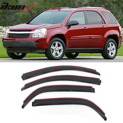 Fits 2005-2009 Chevy Equinox 06-09 Pontiac Torrent Window Visors In Channel Guards