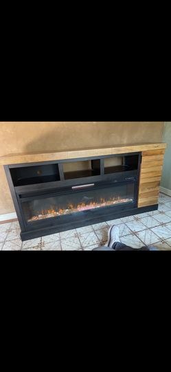 T.v Stand. Fire Chimney, Entertainment