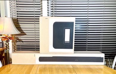Sonos Arc-Ultra (Black) Soundbar Bundle with Sonos Sub 4 (Black). Brand New Sealed.  Includes Warranty.
