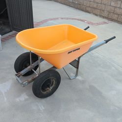 True temper 2 wheel wheelbarrow