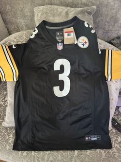 L Nike Steelers #3 Wilson Jersey
