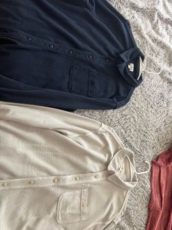 J crew waffle shirts size L like new