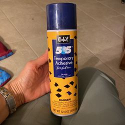 Temporary Spray Adhesive For Fabric
